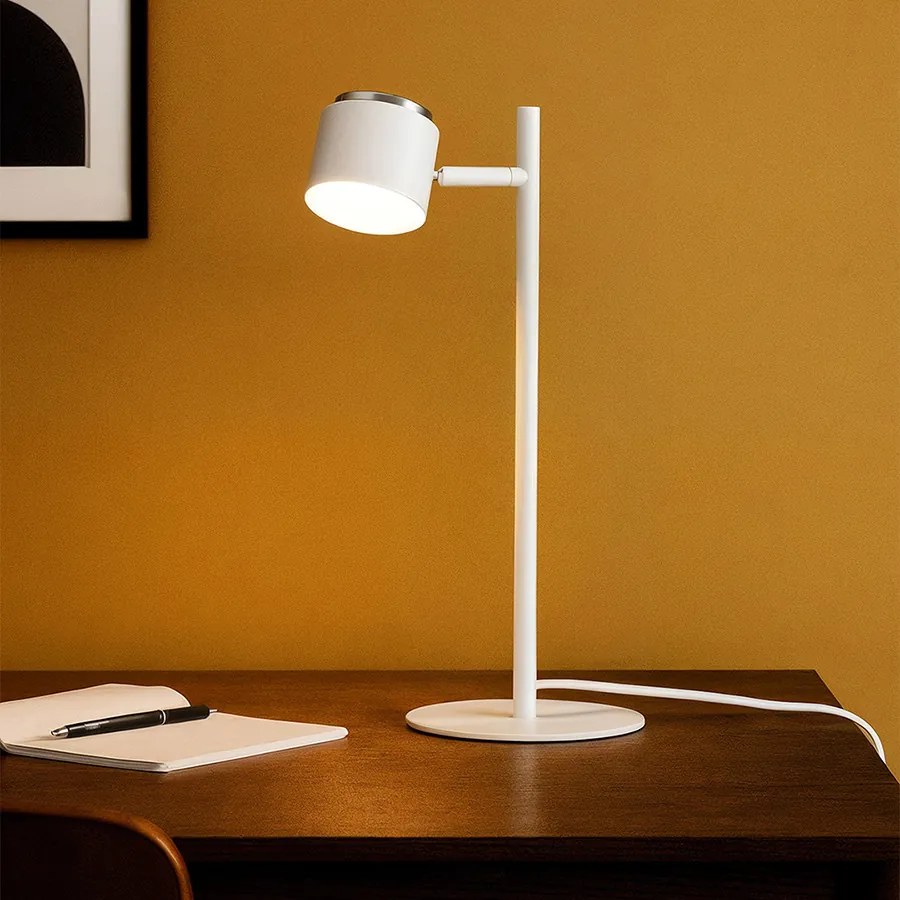 RENDL NOVA asztali lámpa fehér króm/opálakril 230V LED 4.2W 3000K
