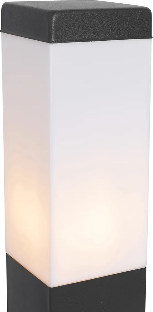 Kültéri lámpa sötétszürke 80 cm foglalattal IP44 - Malios