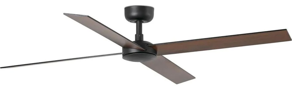FARO 34356WT - Mennyezeti ventilátor RUDDER L barna/fekete átm. 132 cm WT + távirányító