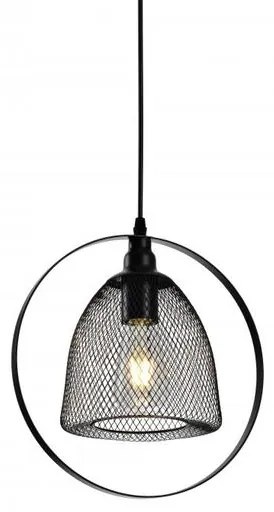 Lámpa Mennyezeti lámpatest XALIS 2,7320,AC220-240V,50/60Hz,1*E27,IP20,átmérő 30CM,egyes, fekete