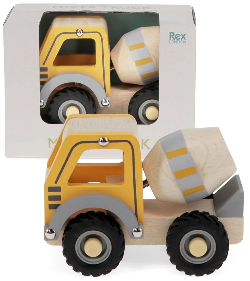 Fa játékautó Cement Mixer – Rex London