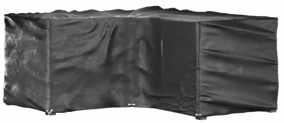 2 db L-alakú kerti bútorhuzat 16 fűzőlyukkal 215x215x90 cm