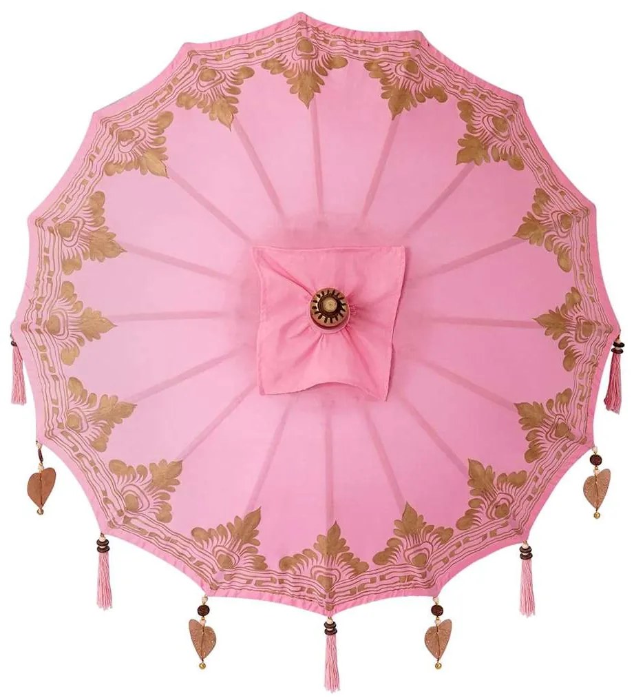 Napernyő Alappal 250 cm Pamut, Fa