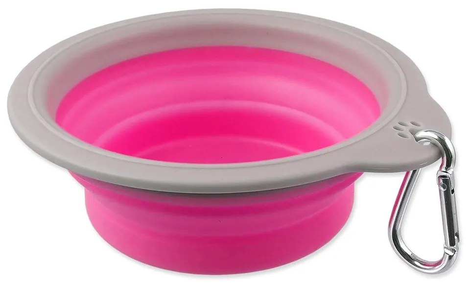 Műanyag utazó tálka kutyáknak ø 15 cm Dog Fantasy – Plaček Pet Products