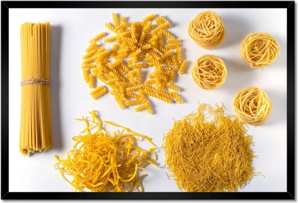 Poszterek keretben 60x40 Különböző tészták készlet