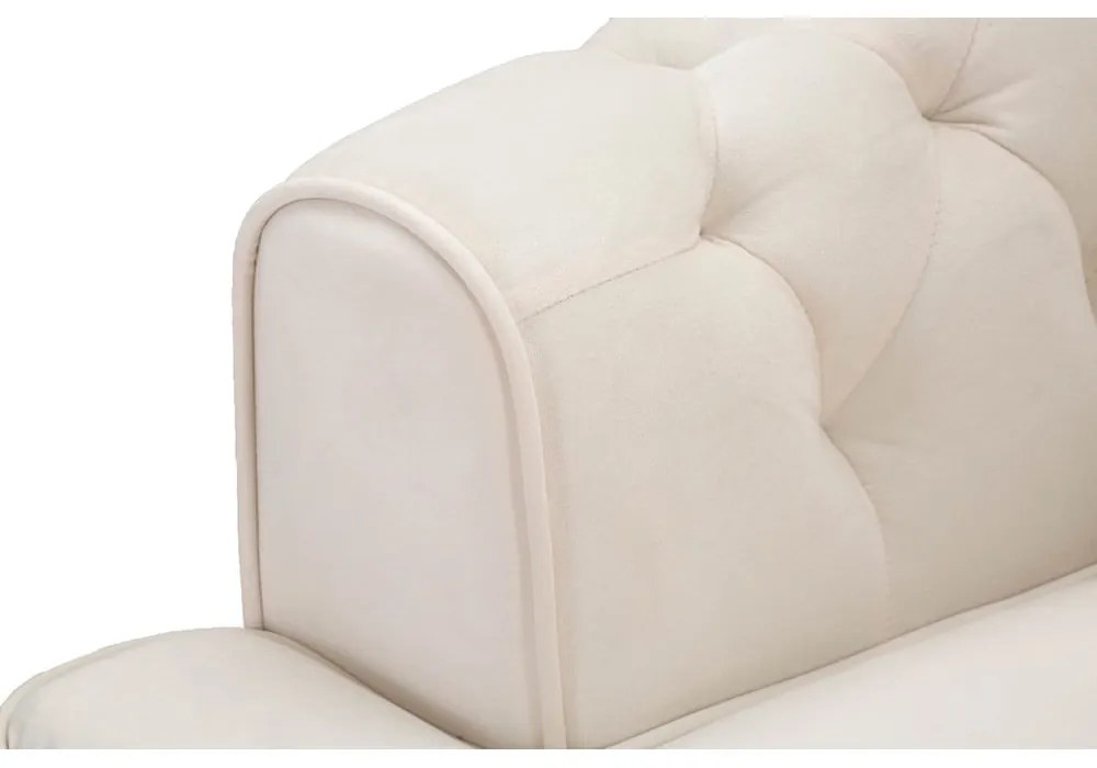 Krémszínű fotel Praga – Mauro Ferretti