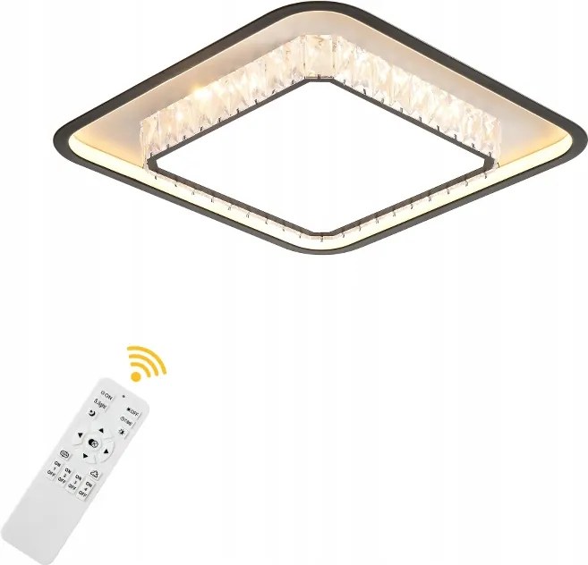 Modern Led mennyezeti lámpa 57W szabályozható távirányító