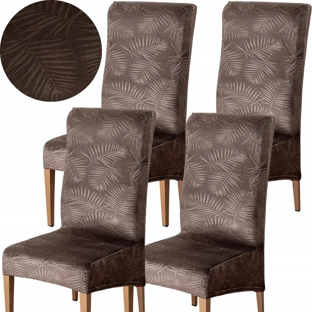 4 Db-os Székhuzat Szett Velúr Hosszúkás Velúr XXL Oeko-tex