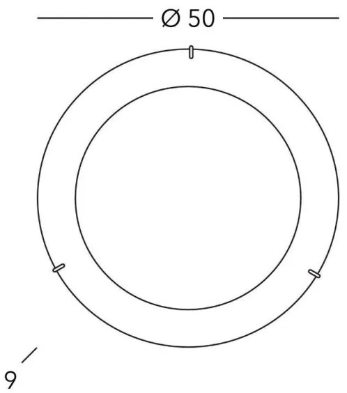 Kolarz A1306.13.4 - Mennyezeti lámpa MOON 3xE27/60W/230V