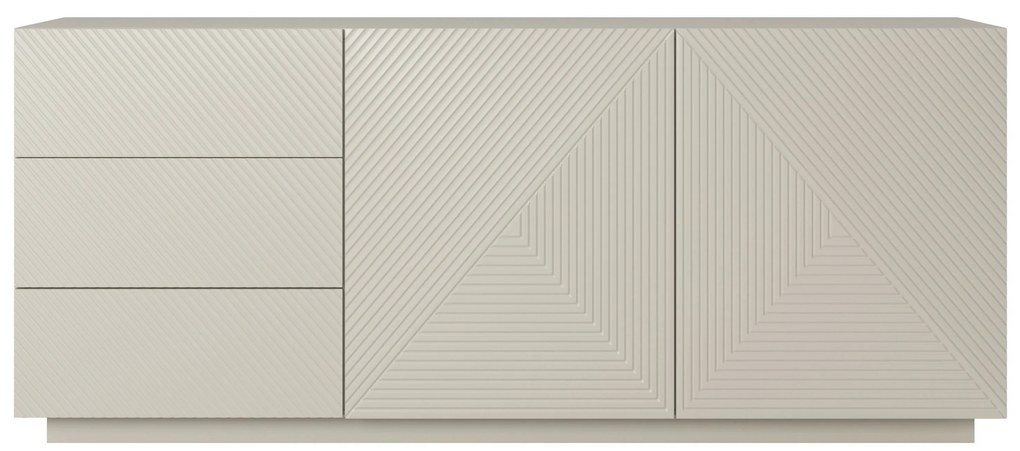 Asha komód 167 cm kétajtós fiókos - kasmír