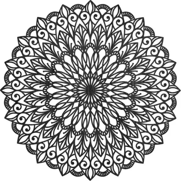 Fából készült mandala a falon – Elegáns dekoráció otthonába | PROKA