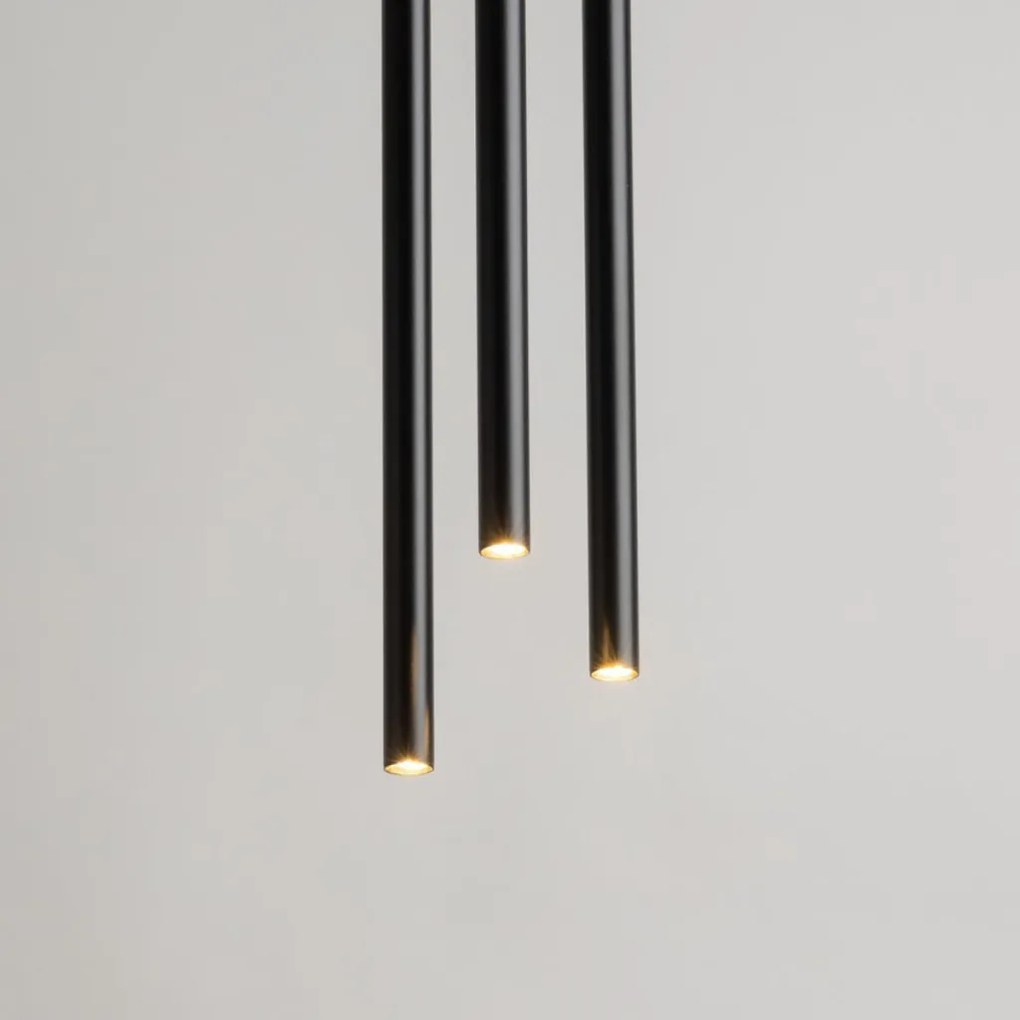 SIGMA LIGHTING 33622 SOPEL Többágú Függesztett Lámpa Fekete G9 IP20