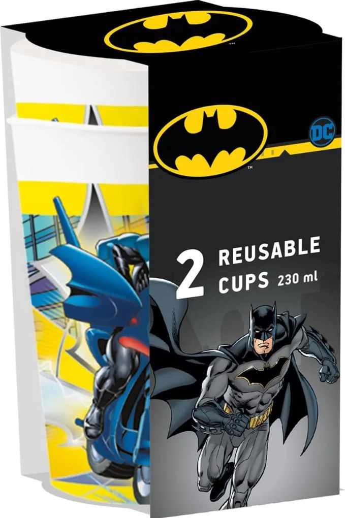 Batman Rogue Rage műanyag pohár 2 db-os szett 230 ml