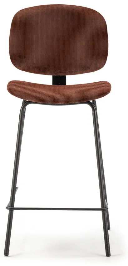 Borvörös bárszék szett 2 db-os (ülésmagasság 64 cm) Arus – Marckeric