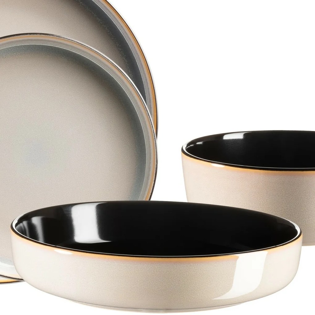 Mäser ALENIA 10 db-os étkészlet, bézs