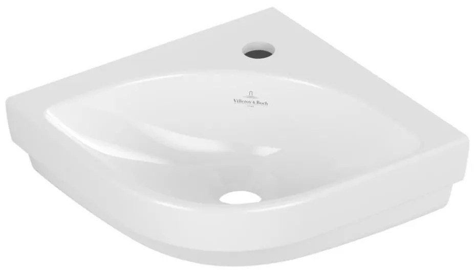 Villeroy & Boch 43714601 - Falra szerelhető sarokmosdó SUBWAY 32x32 cm kerámia/fehér