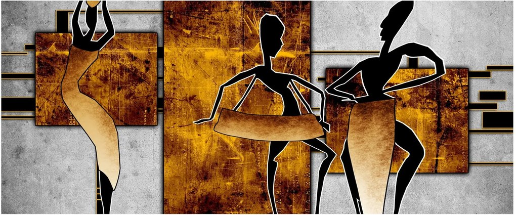 Kép - Az afrikai kultúra motívumai (120x50 cm)