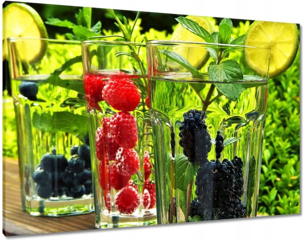 Vászonkép 100x70 Frissítő italok