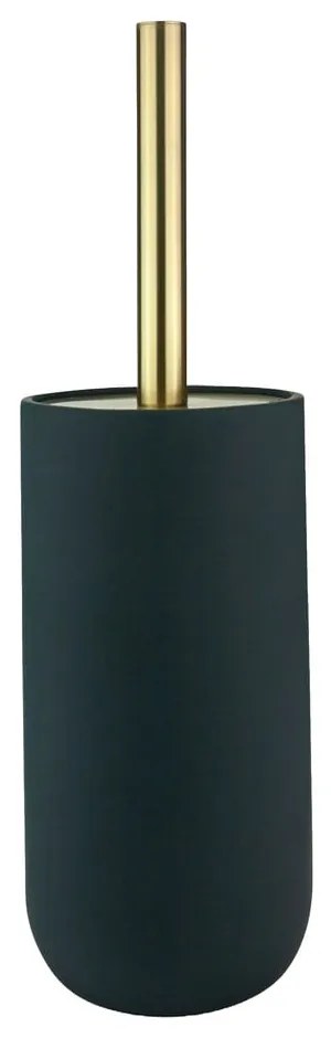 Antracitszürke kerámia WC-kefe Lotus – Mette Ditmer Denmark