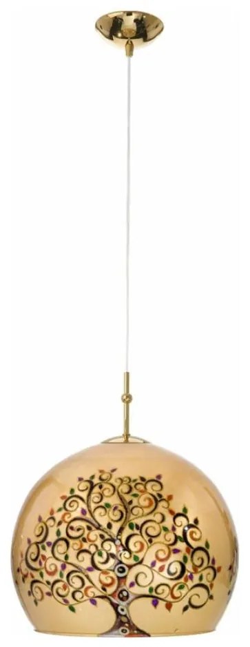 Kolarz 0392.31M.3.Al.Mu - Csillár zsinóron LUNA 1xE27/60W/230V 24K arany