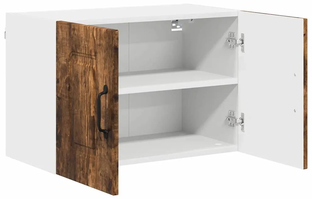 Fali konyhaszekrény 2 pcs Füstölt tölgy 60 x 31 x 40 cm Faanyag