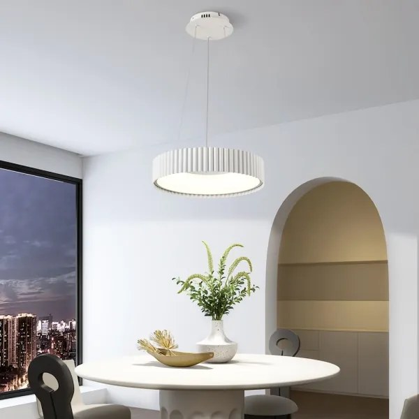 Brilagi - Dimmelhető LED csillár FALCON MODERN LED/30W/230V átm. 40 cm fehér + távirányító