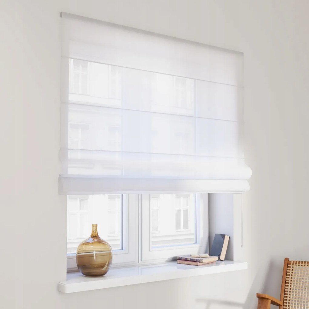 Kész Siena voile függönyroló, 120x180cm, fehér