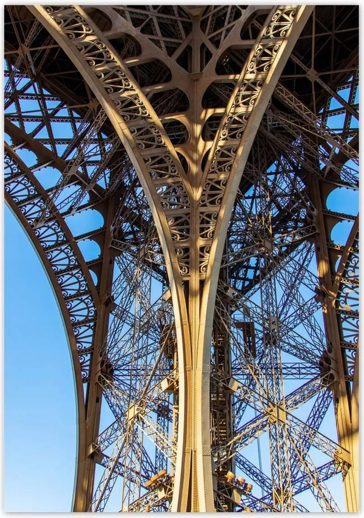 Poszterek 70x100 Eiffel-torony Párizs
