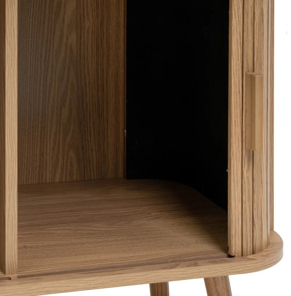 Natúr színű könyvespolc tölgyfa dekorral 80x172x40 cm Elia – Casa Selección