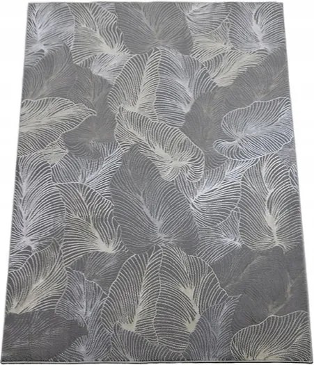 Szőnyeg 160x220 Modern Nappaliba Szürke Kétszintes