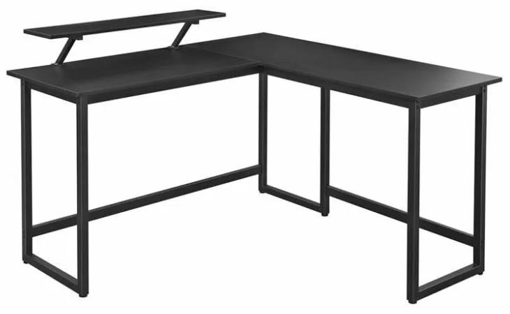 L alakú számítógép asztal 140 x 130 x 89 cm (H x Sz x M)