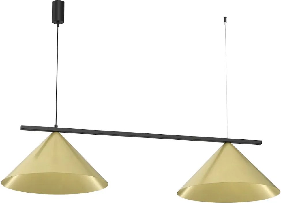 MILAGRO MLP0941 CAPITAL Többágú Függesztett Lámpa Fekete, Arany GX53 IP20