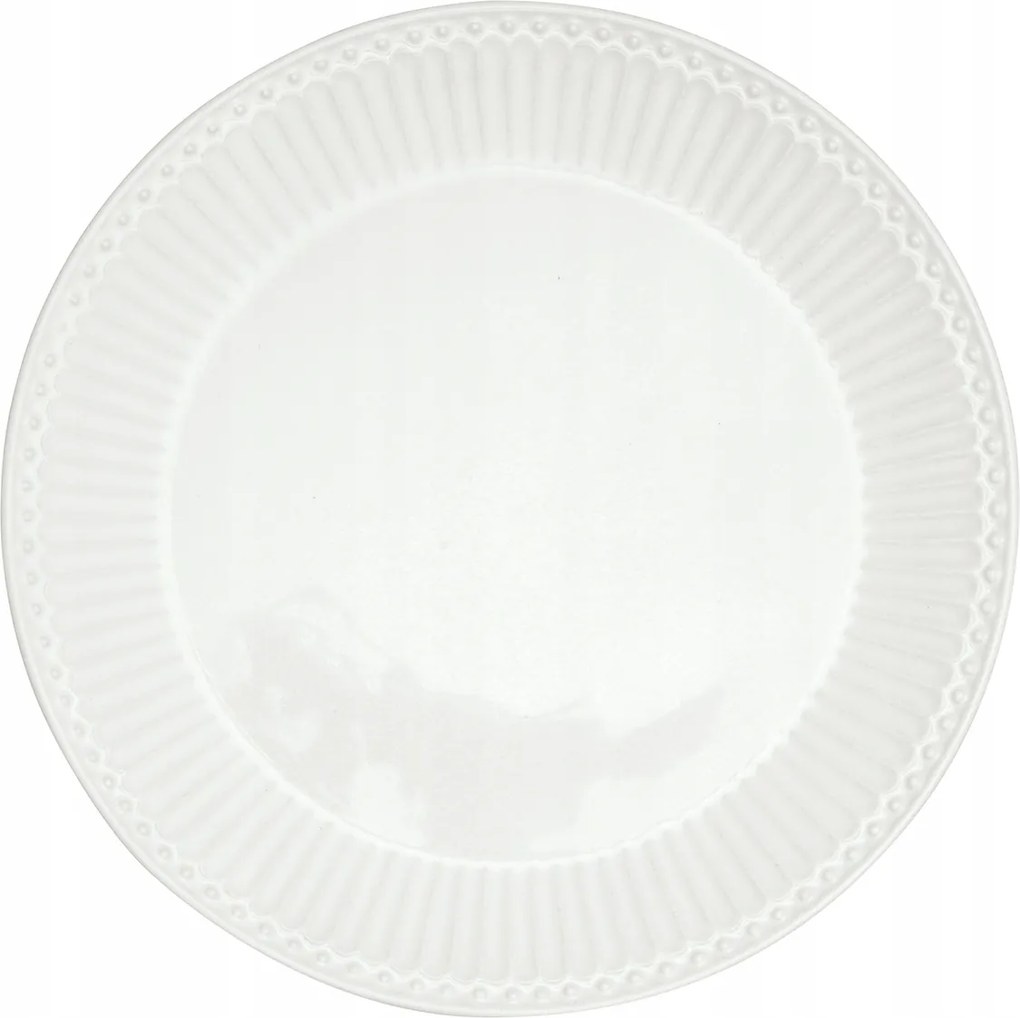 Alice White Green Gate reggeliző- és desszertes tányér, 23 cm