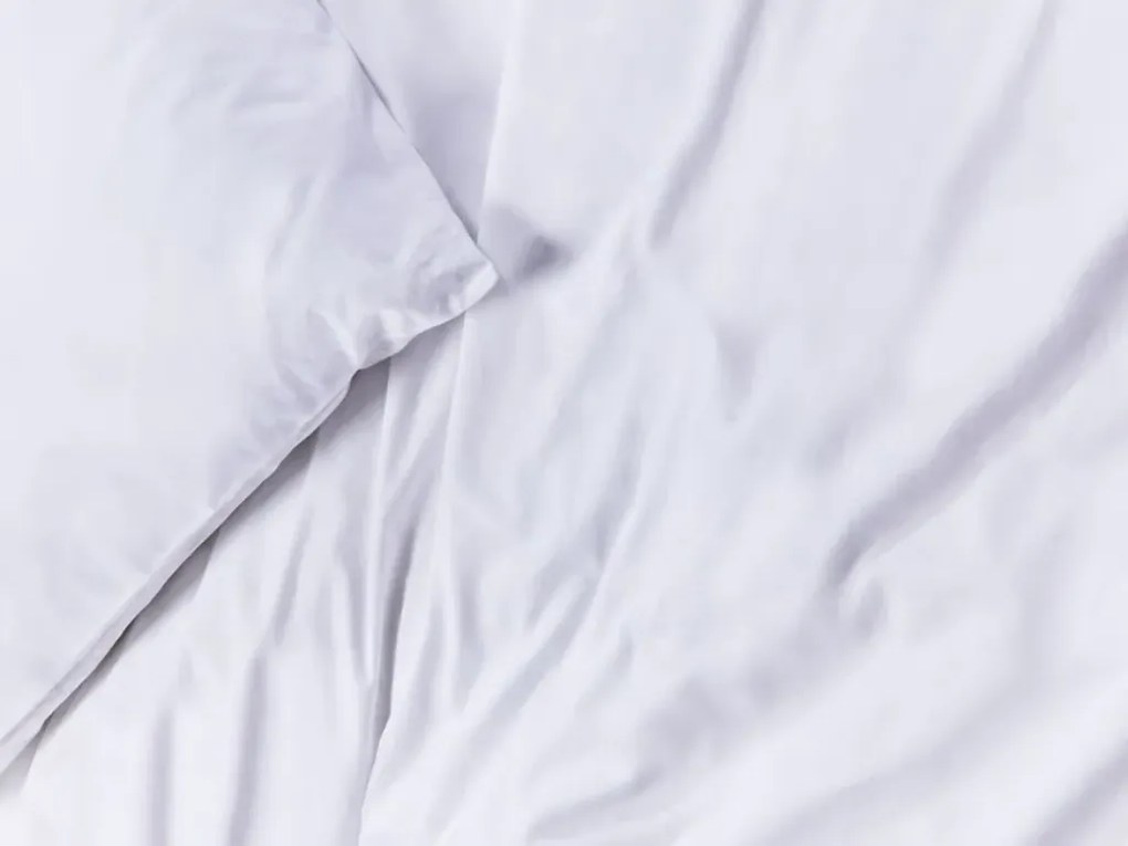 Pamut ágynemű CALMORA fehér Ágyneműhuzat mérete: 2 db 70 x 90 cm | 200 x 220 cm