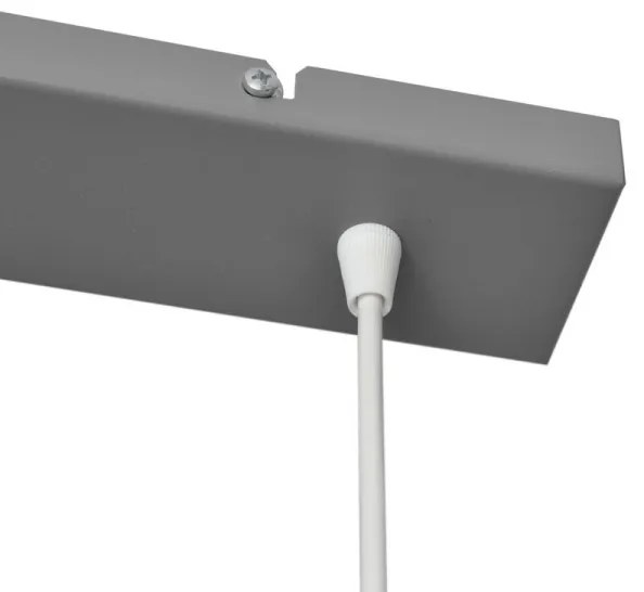 Csillár zsinóron VOLTA 3xE27/15W/230V szürke