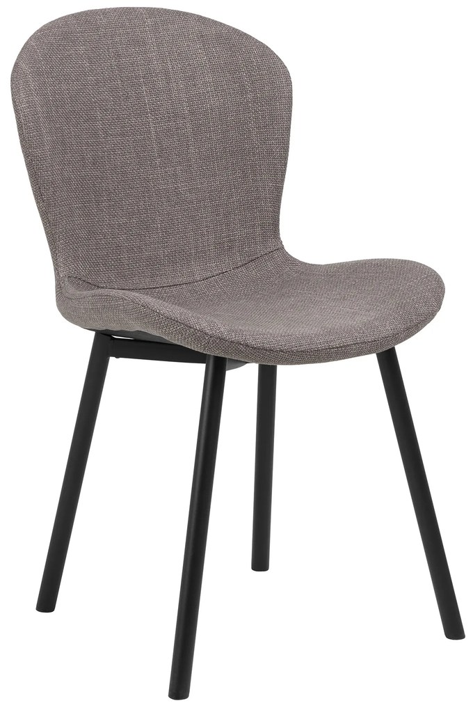 MAZZONI EXPORT FIORA Világosszürke Taupe (Basel 34 szövet) - MODERN LOFT KÁRPITOZOTT SZÉK NAPPALIBA/ÉTKEZŐBE