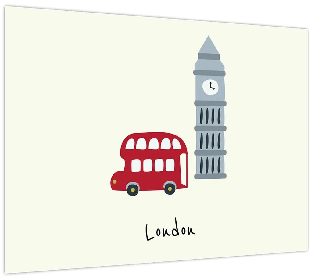 Üveg kép - Európa városai N⁰3 (70x50 cm)