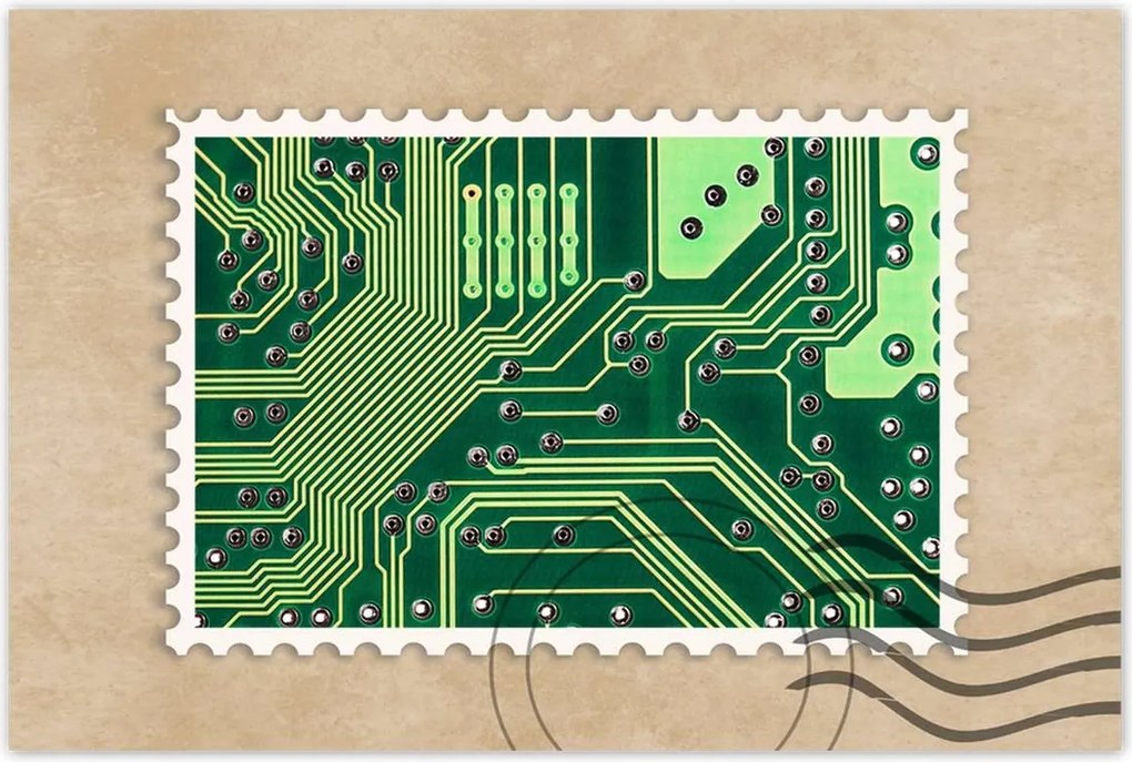 Poszterek 90x60 Elektro pácolt csempe