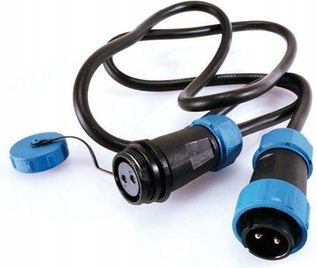 Light Impressions Deko-Light Weipu Hq 12/24/48V csatlakozókábel 2 pólusú kábel