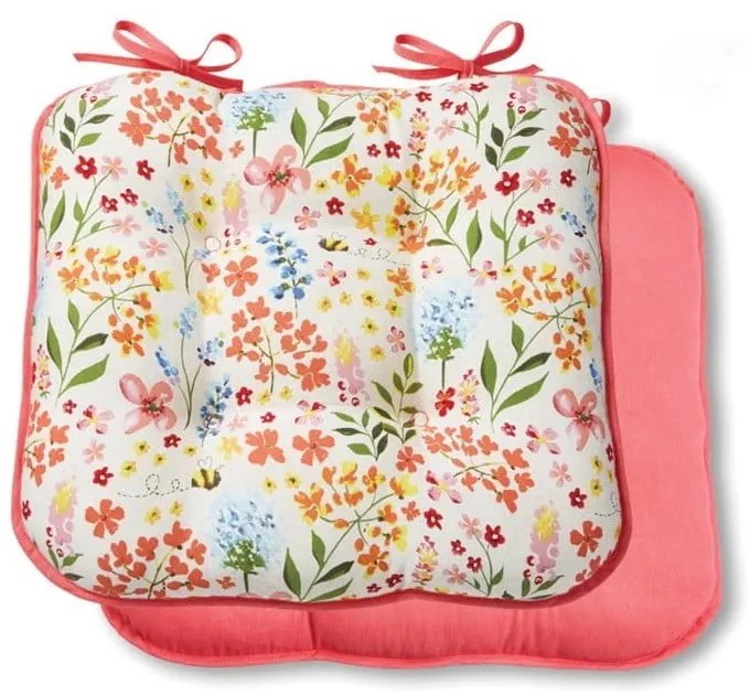 Flowers kétoldalas pamut ülőpárna - Cooksmart ®