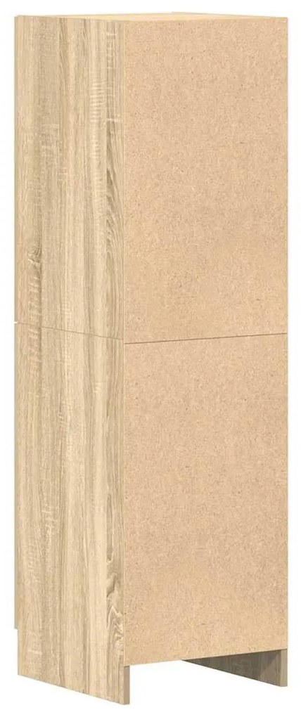 vidaXL sonoma tölgy színű szerelt fa konyhaszekrény 38x41,5x131,5 cm