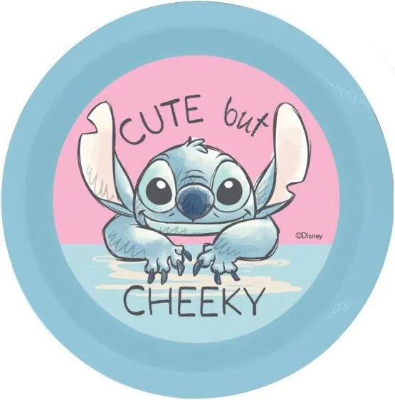 Disney Lilo és Stitch, A csillagkutya Cheeky műanyag lapostányér