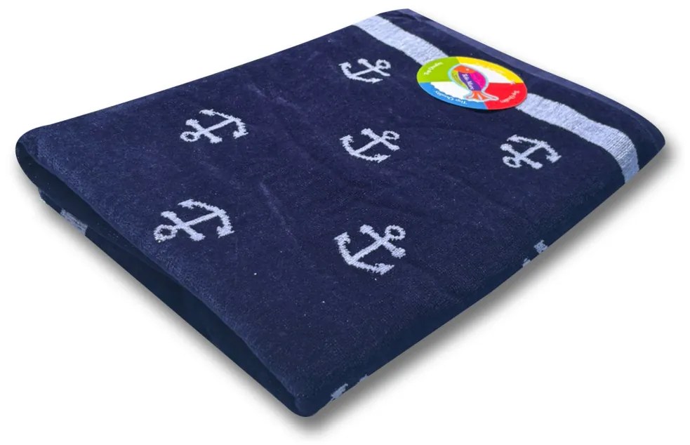 Matrózmintás strandtörölköző 1.