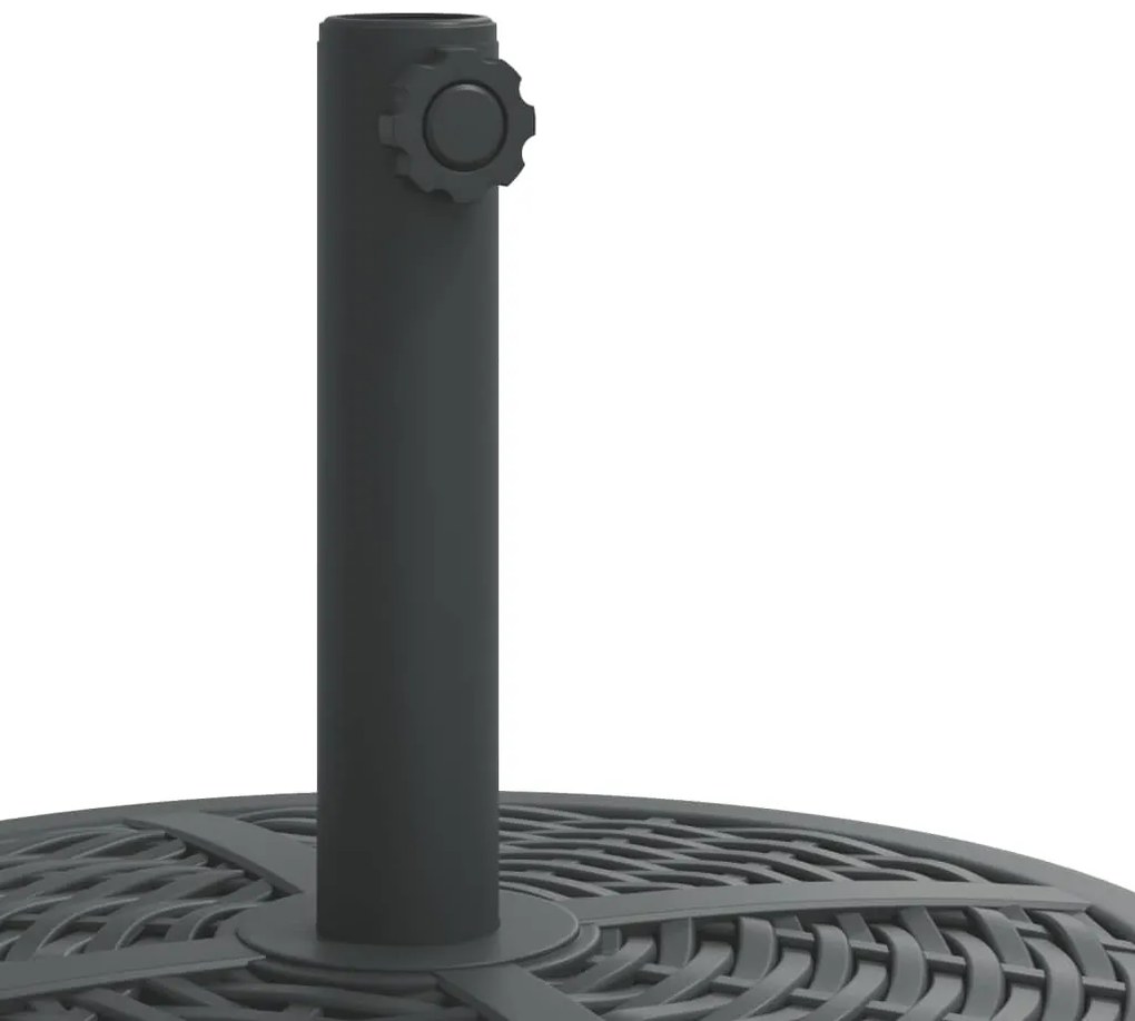 vidaXL görgős kerek napernyőtalp rúdhoz Ø38 / 48 mm 27 kg