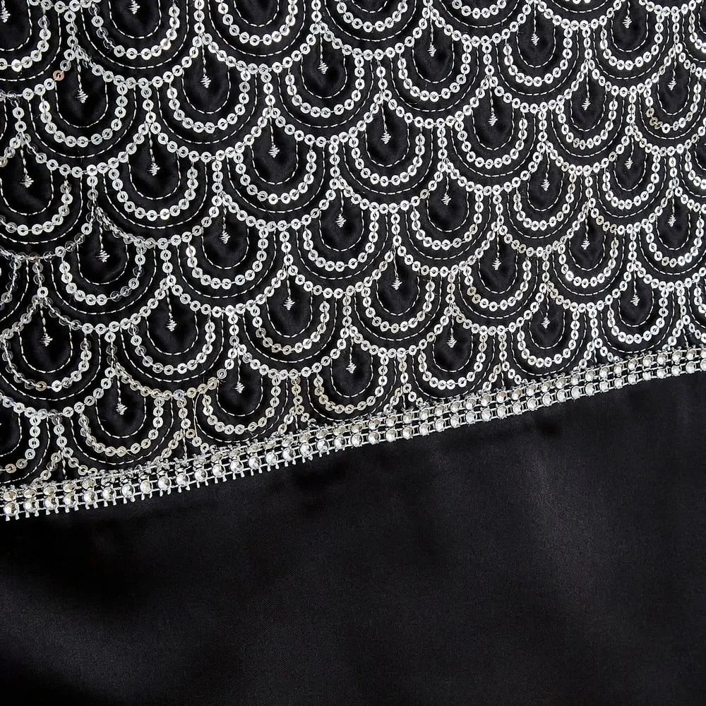 Mikroszatén asztali futó 32x220 cm Deco Sequin – Catherine Lansfield