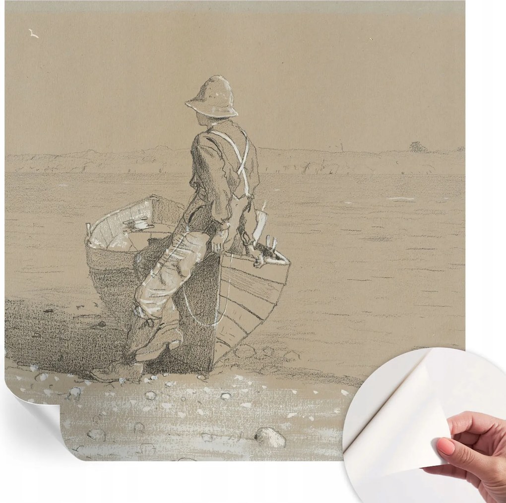 Dekoratív Öntapadós Tapéta Divatos Minták Nosztalgikus jelenet 250x250 cm