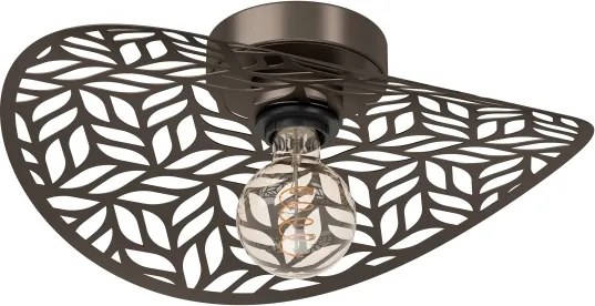 Eglo 44123 - SWABY mennyezeti lámpa 1xE27/60W/230V Ø 40 cm bronz