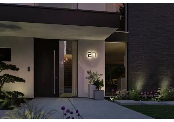 Paulmann 79842 - LED/0,2W IP44 Napelemes házszám 1,2V