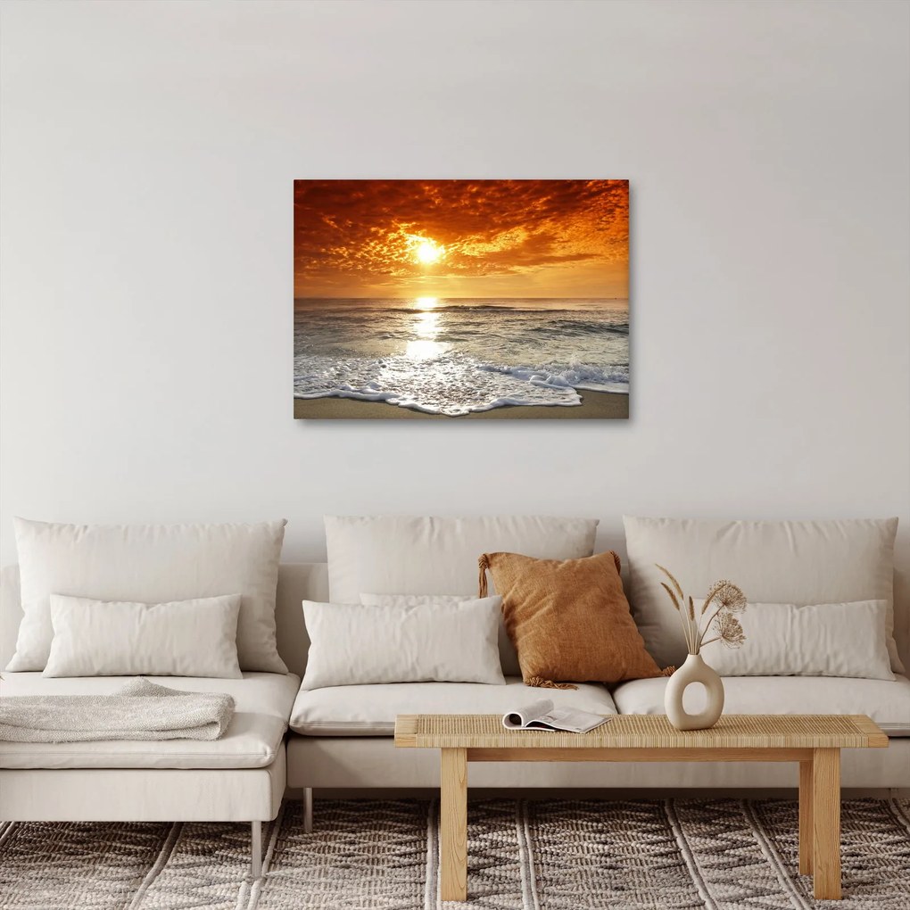 Naplemente Korzikán képe (70x50 cm)