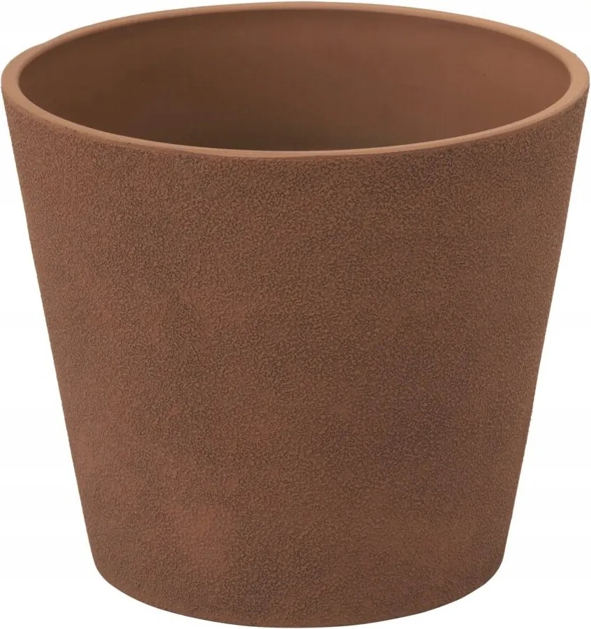 Virágtartó kaspó barna 30cm magas27cm 13L